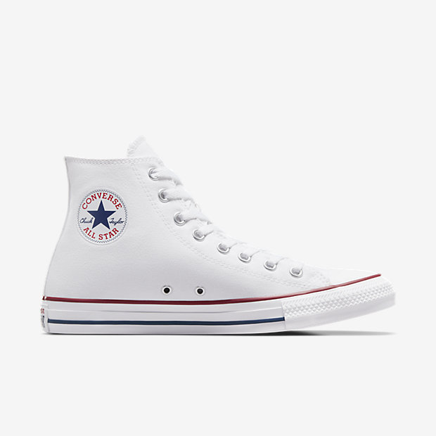 converse mid bianche