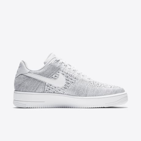 nike air force flyknit gris